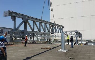 בניית גג טכני מעל מפעל סטירילי – 2014 (5)