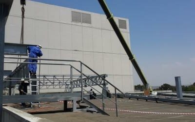 בניית גג טכני מעל מפעל סטירילי – 2014 (8)